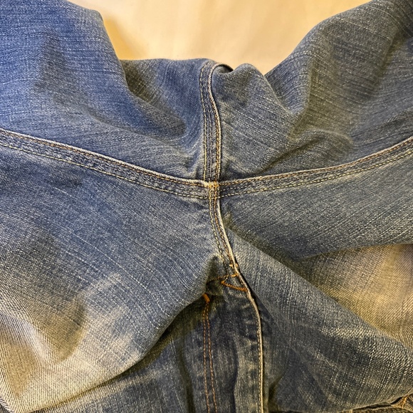Guess Lincoln Slim Straight Blue Jeans Distressed Los Angeles 1981 Mens 34x32 - Picture 11 of 12